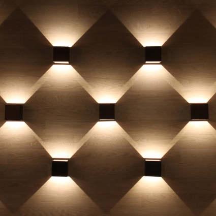 Cube LED Modern Indoor Wall Light Sconce - Northern Interiors