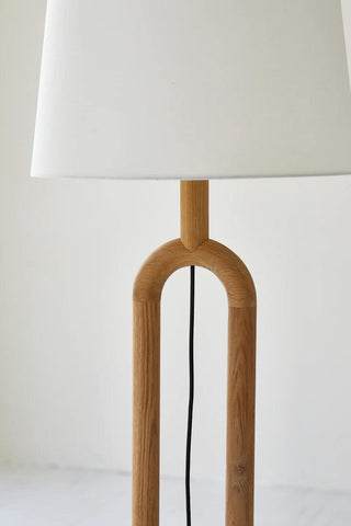 Dolce Standing Wooden Lamp - Northern Interiors