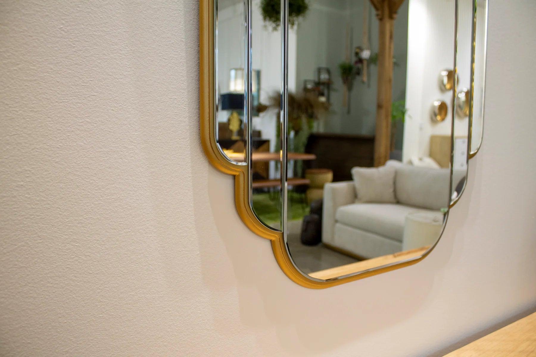 DUPRE Decorative Gold Medium Wall Mirror - Northern Interiors