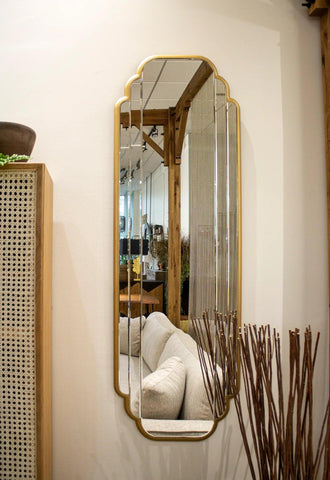 DUPRE Decorative Gold Tall Mirror - Northern Interiors