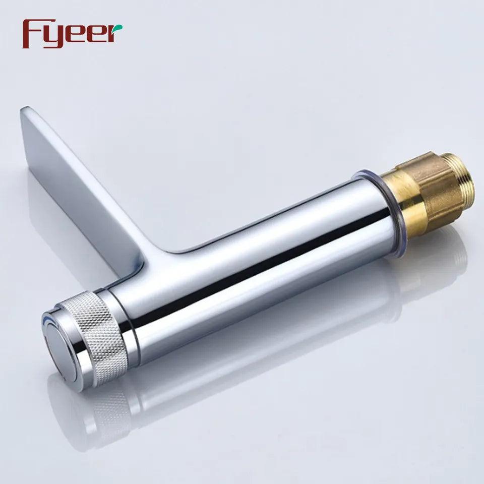 Fyeer Modern Chrome Bathroom Vanity Faucet - Northern Interiors