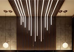 Slat Wall Panel LED Recessed Lighting - Single Color