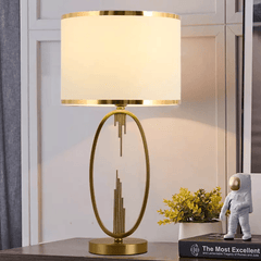 LEVETATE Golden Luxury Table Lamp - Northern Interiors