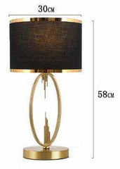 LEVETATE Golden Luxury Table Lamp - Northern Interiors