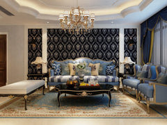 Luxury Black Waterproof Wallpaper - Northern Interiors