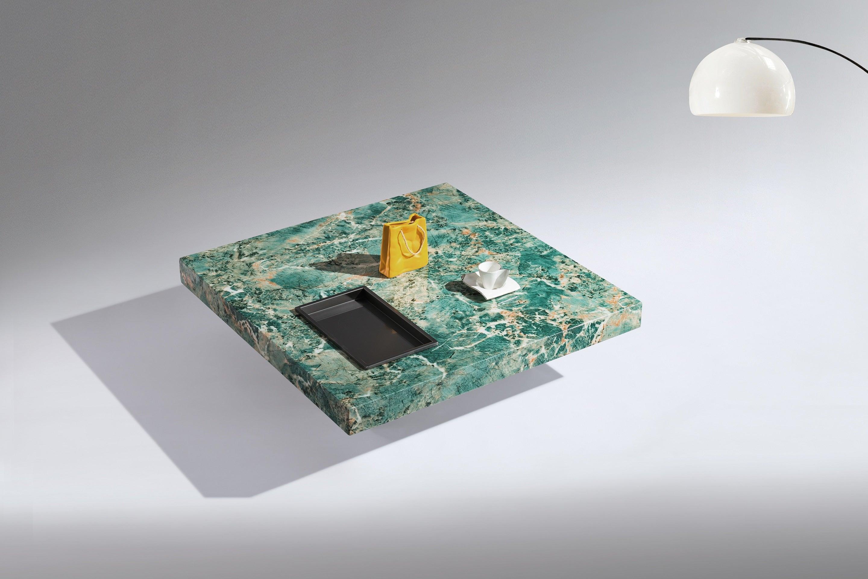 Milany Marble Top Low Square Coffee Table - Northern Interiors