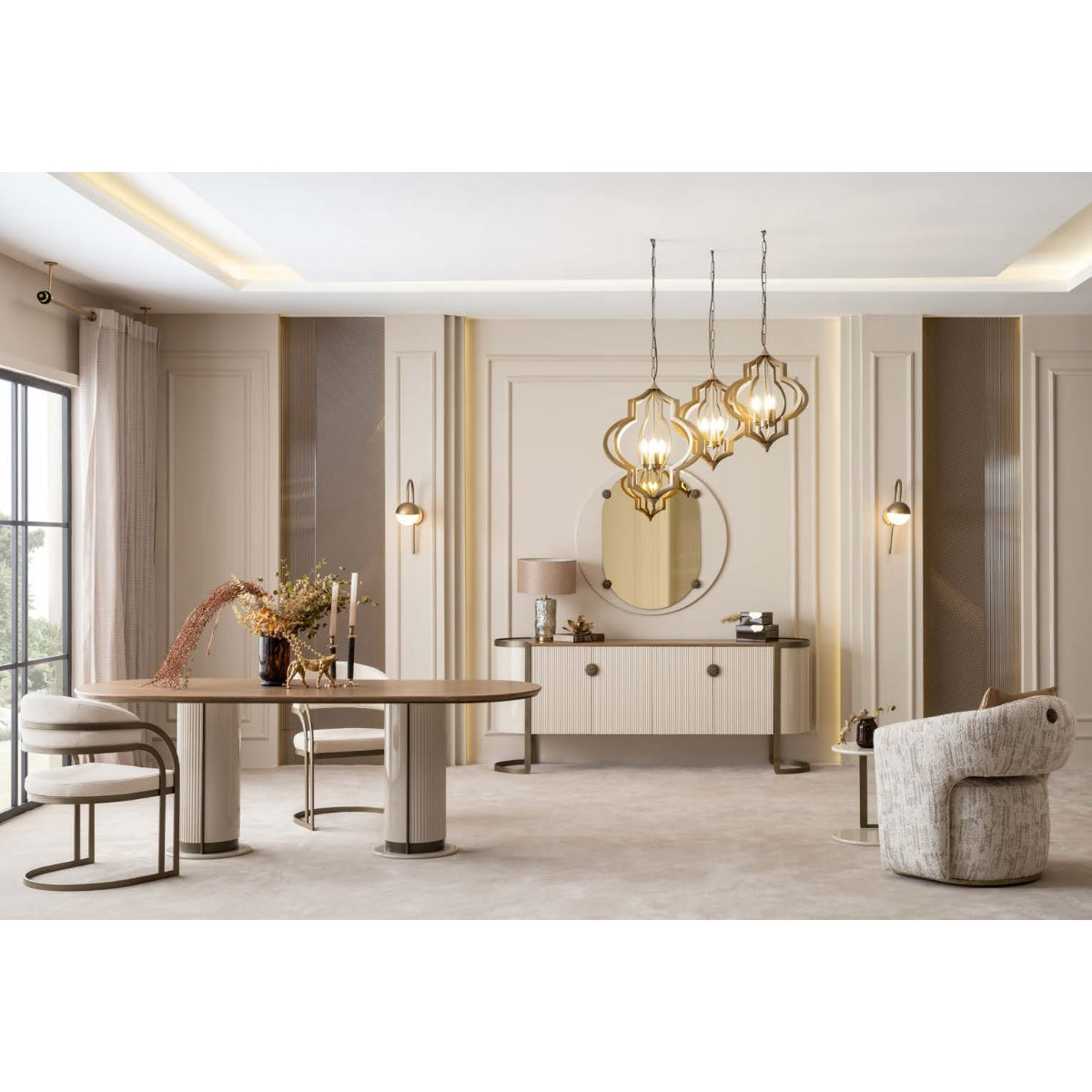 Mocha Luxury Sideboard