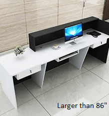 Modern Economy Reception Desk - Northern Interiors