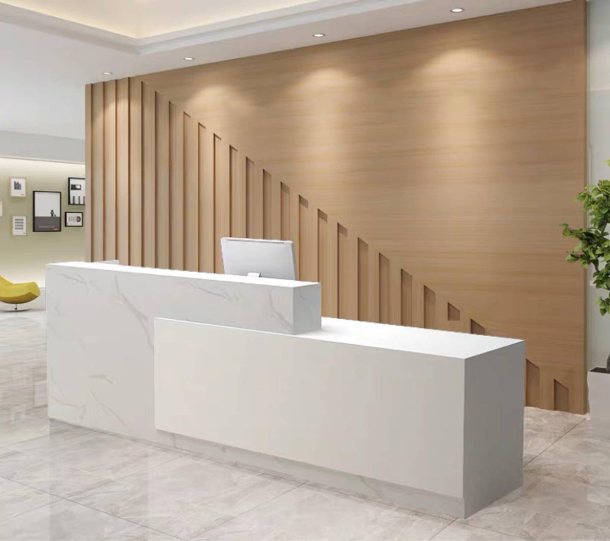 Modern Economy Reception Desk - Northern Interiors