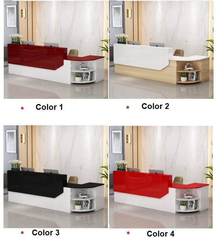 Modern Reception Desk with Display Shelf – Northern Interiors - CA