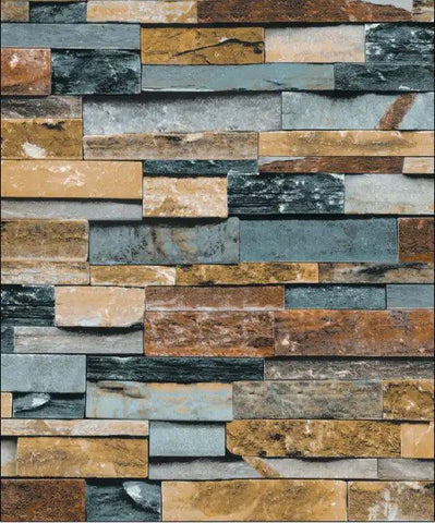 Modern Stone Pattern 3D Waterproof Wallpaper - Northern Interiors