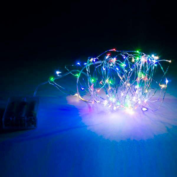 Multi LED Wire Garland Light - Northern Interiors