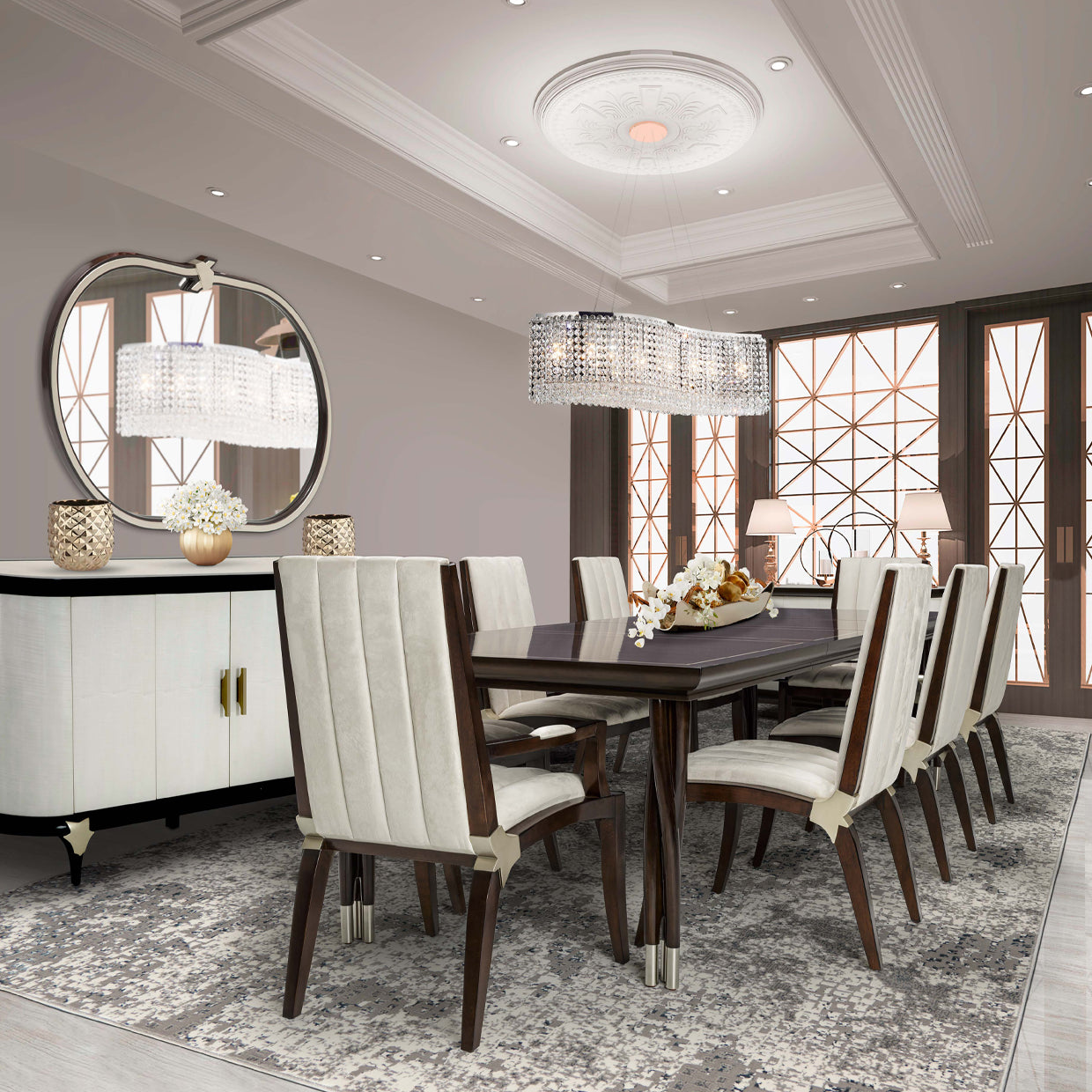 Paris Chic Sideboard & Mirror
