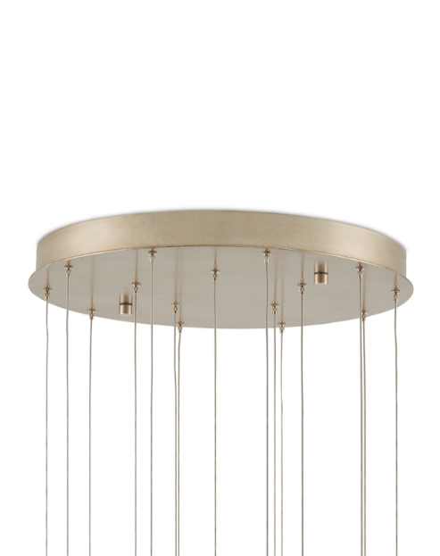 Posh 15-Light Round Multi-Drop Pendant