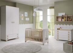 Quinn Baby Crib Bed, Change Dresser and Wardrobe Set - Northern Interiors