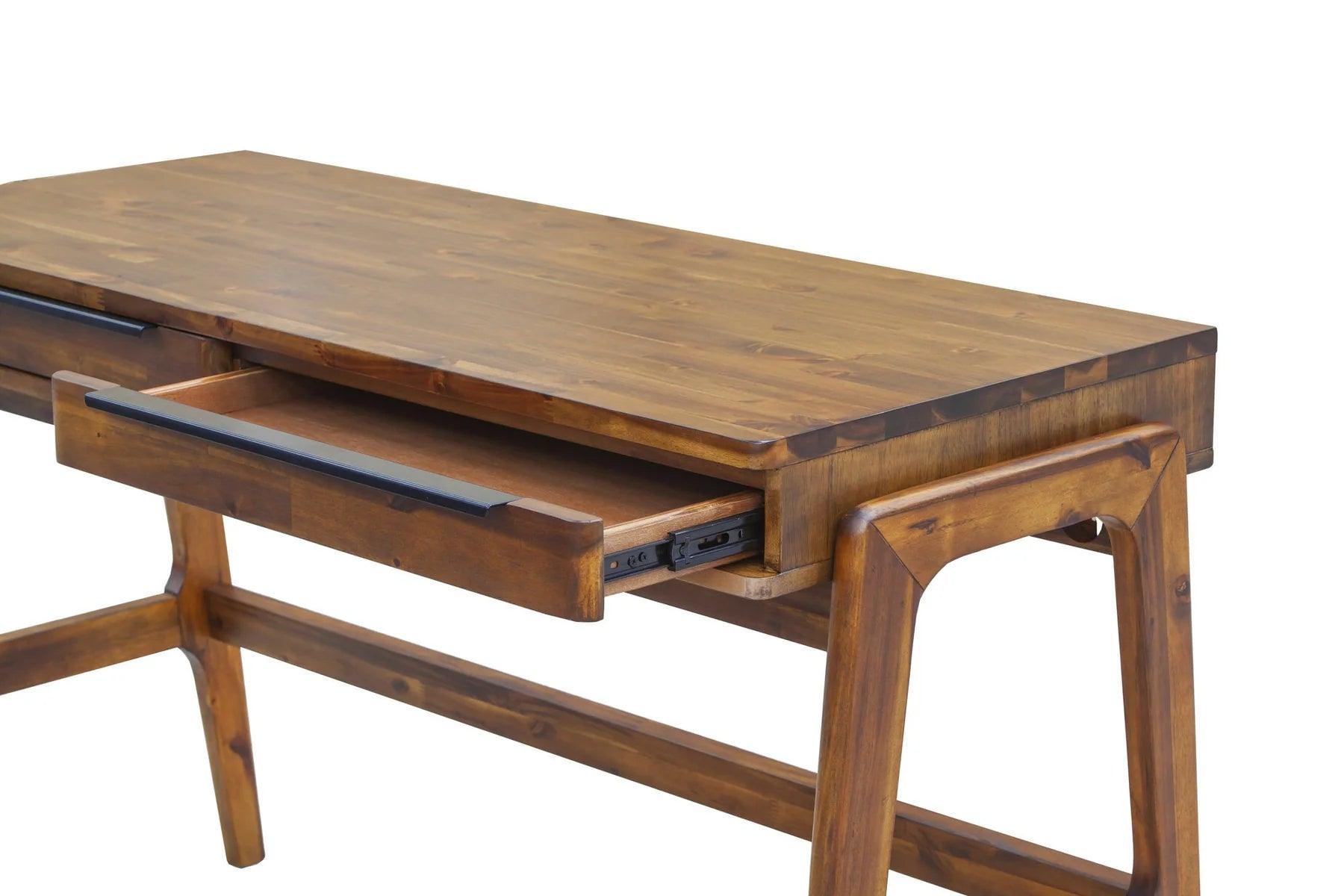 Remix Solid Wood Writing Desk - Northern Interiors