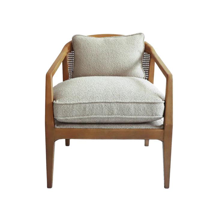 ROSA Sand Boucle Club Chair - Northern Interiors