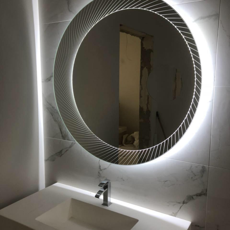 Round Designer Modern LED Mirror - Northern Interiors