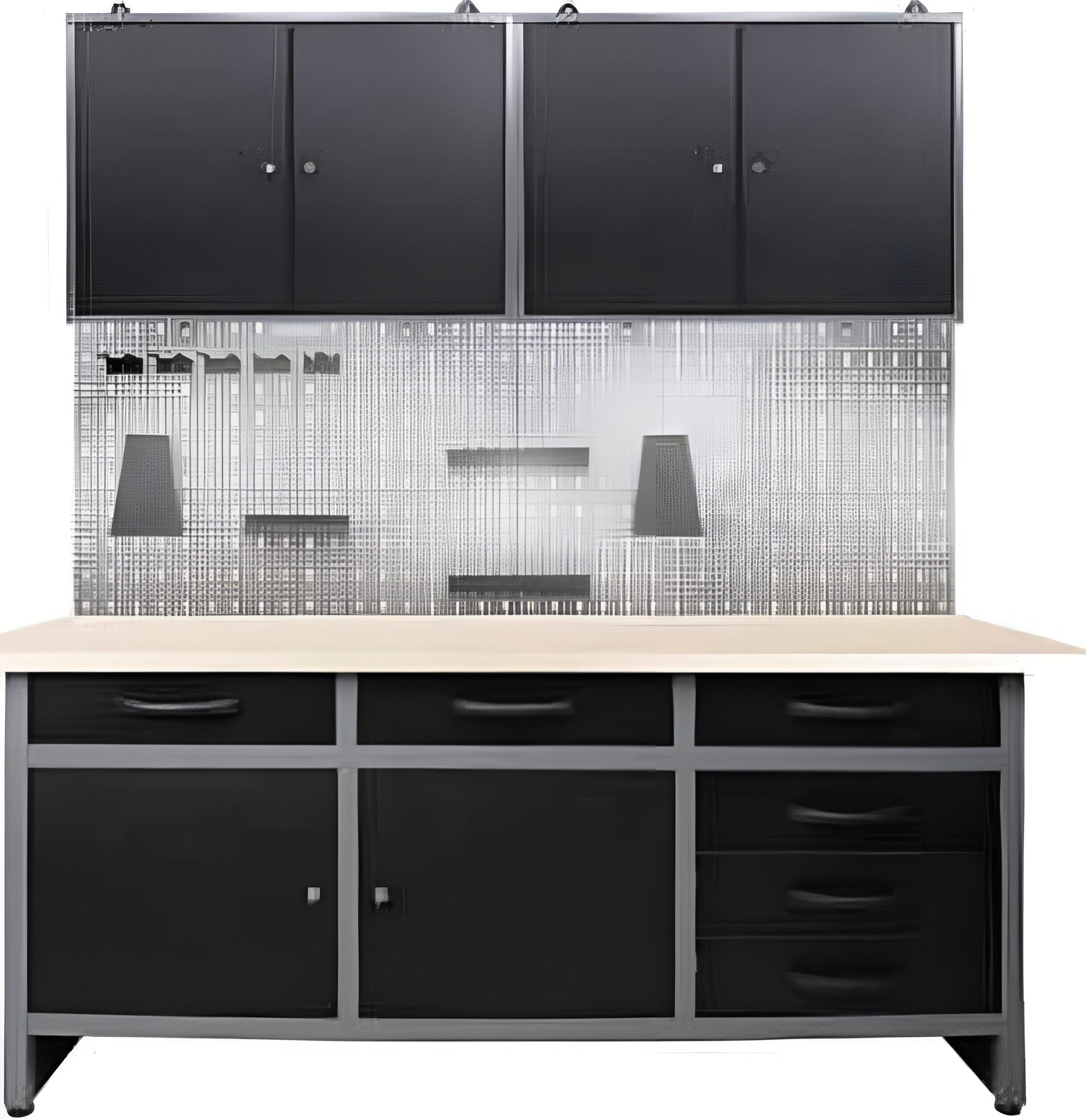 Fluorite Garage Tool Cabinet Set