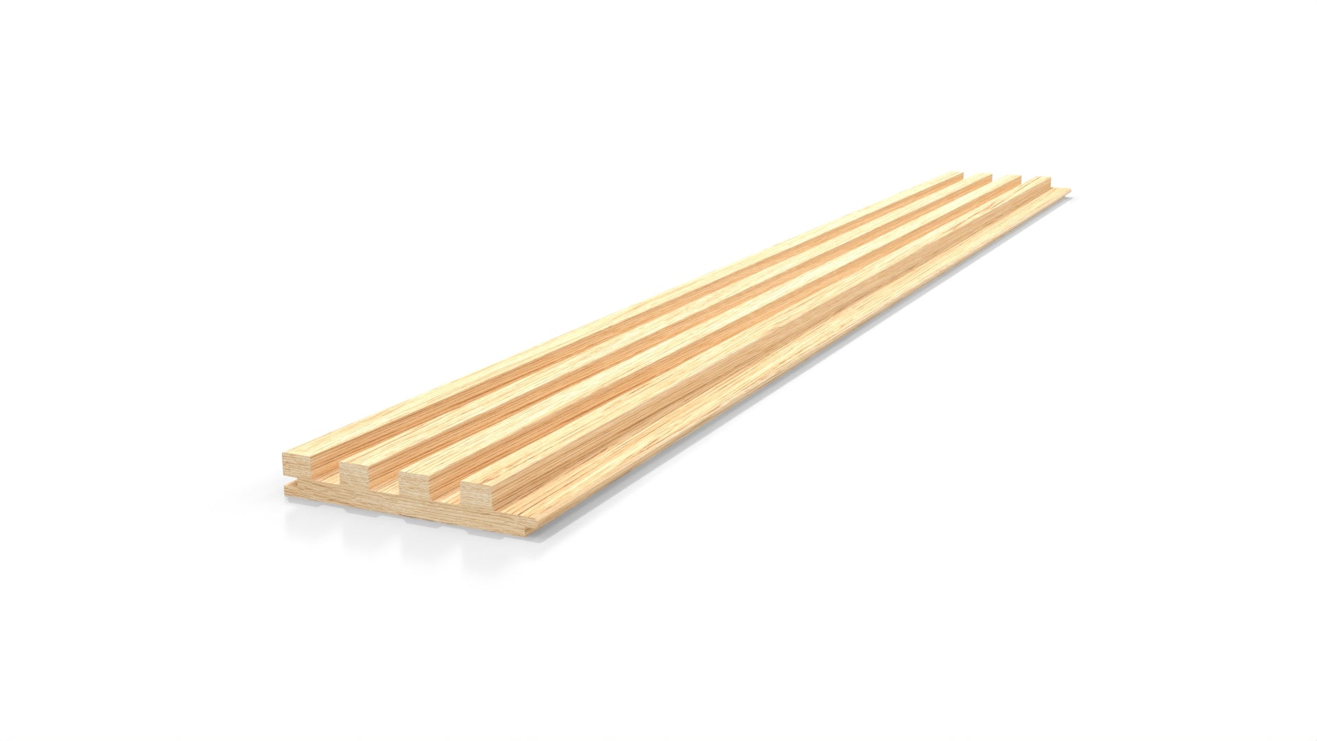 Solid Wood Stainable Sanded Pine Slatwall Panel