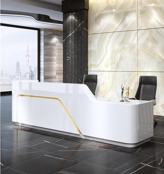 Slick Design Modern Reception Desk - Northern Interiors