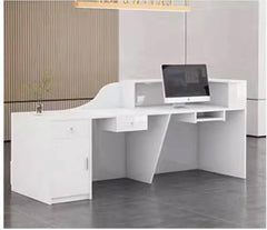 Slick Design Modern Reception Desk with LED - Northern Interiors