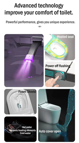 Smart LED Luxury Bidet Toilet - Northern Interiors