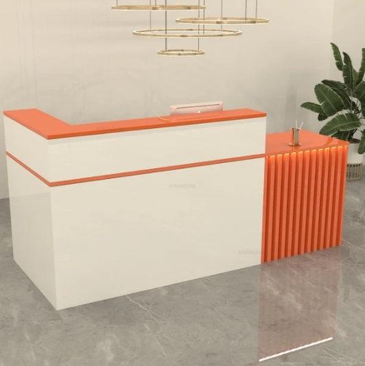 Stylish Customizable L shape Reception Desk - Northern Interiors
