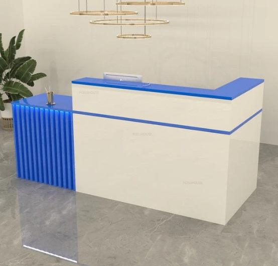 Stylish Customizable L shape Reception Desk - Northern Interiors