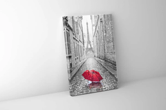 Red Umbrella Canvas Art