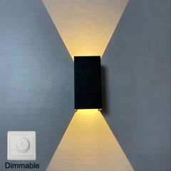 APEX Waterproof LED Modern Indoor/Outdoor Wall Light Sconce