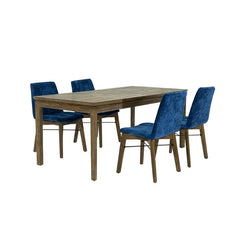 West Navy Blue Dining Chair - Northern Interiors