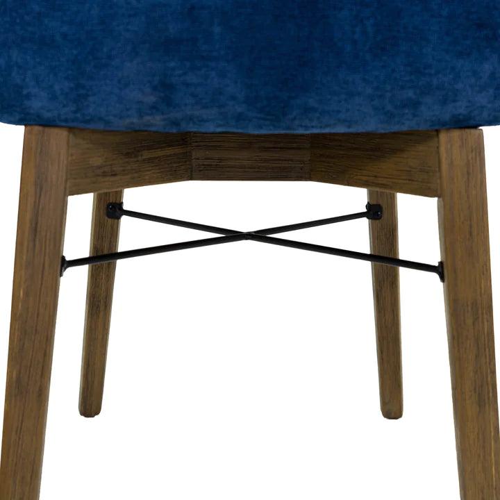 West Navy Blue Dining Chair - Northern Interiors
