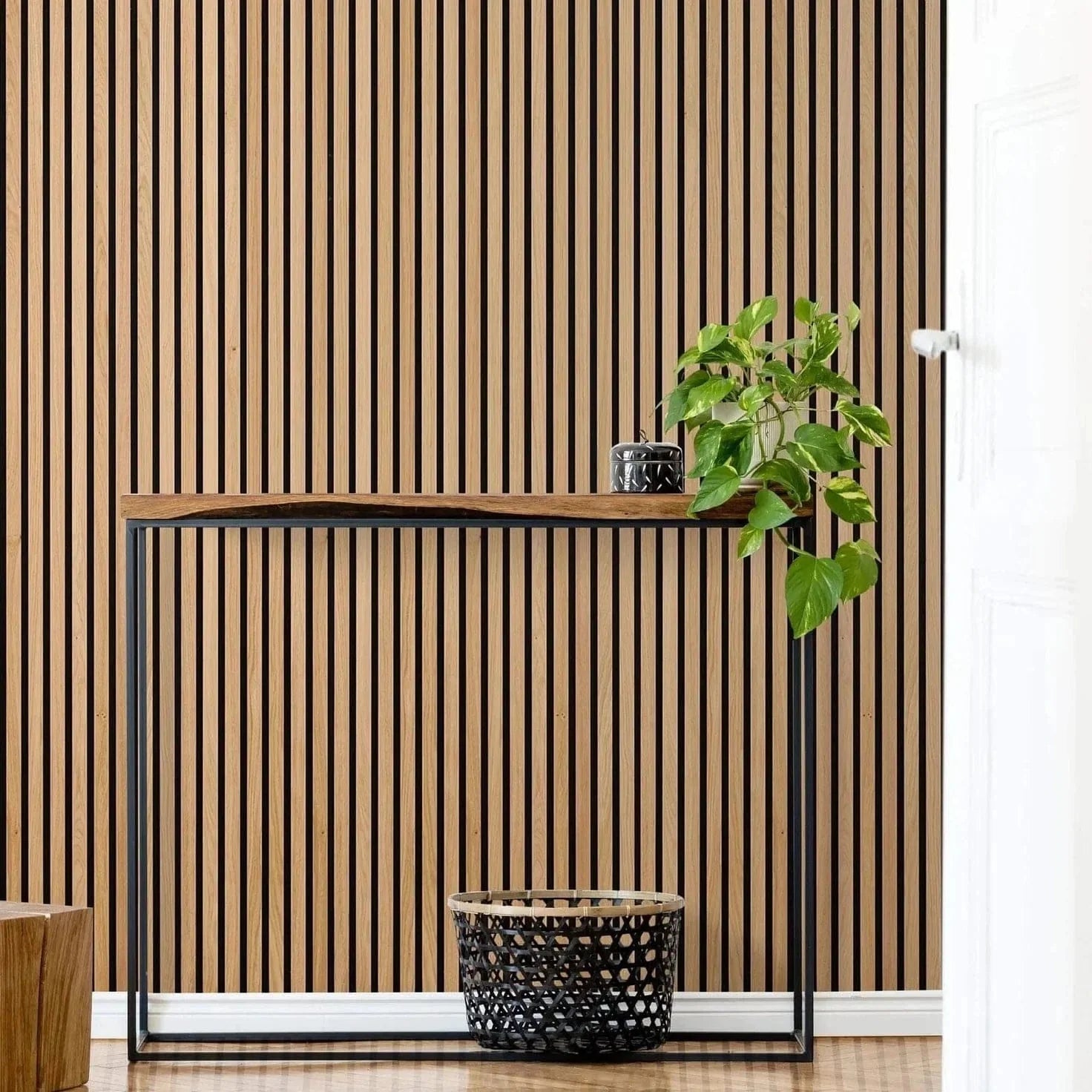 Premium Natural Wood Veneer Acoustic wall Panel