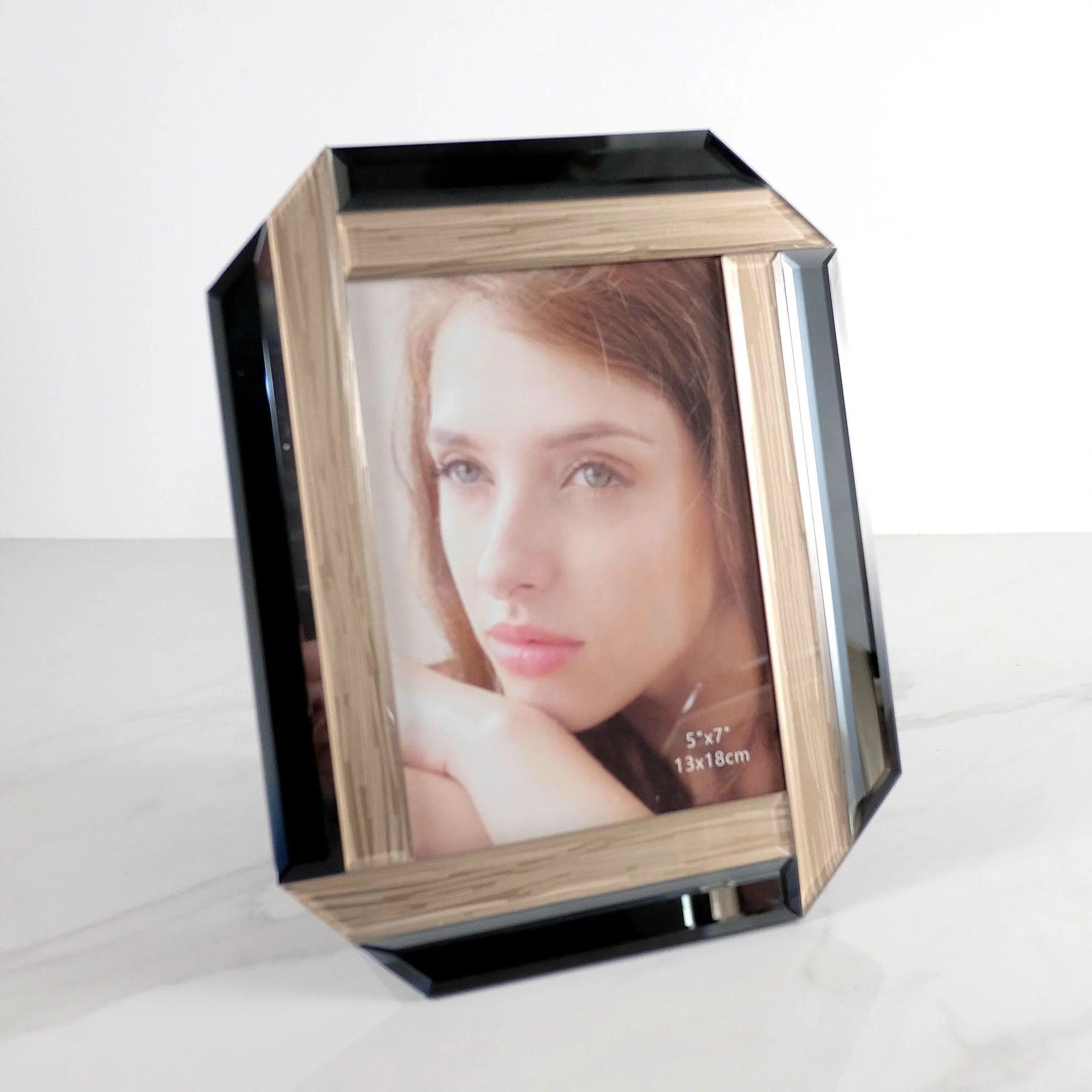 Gray Mirrored Picture Frame - Northern Interiors