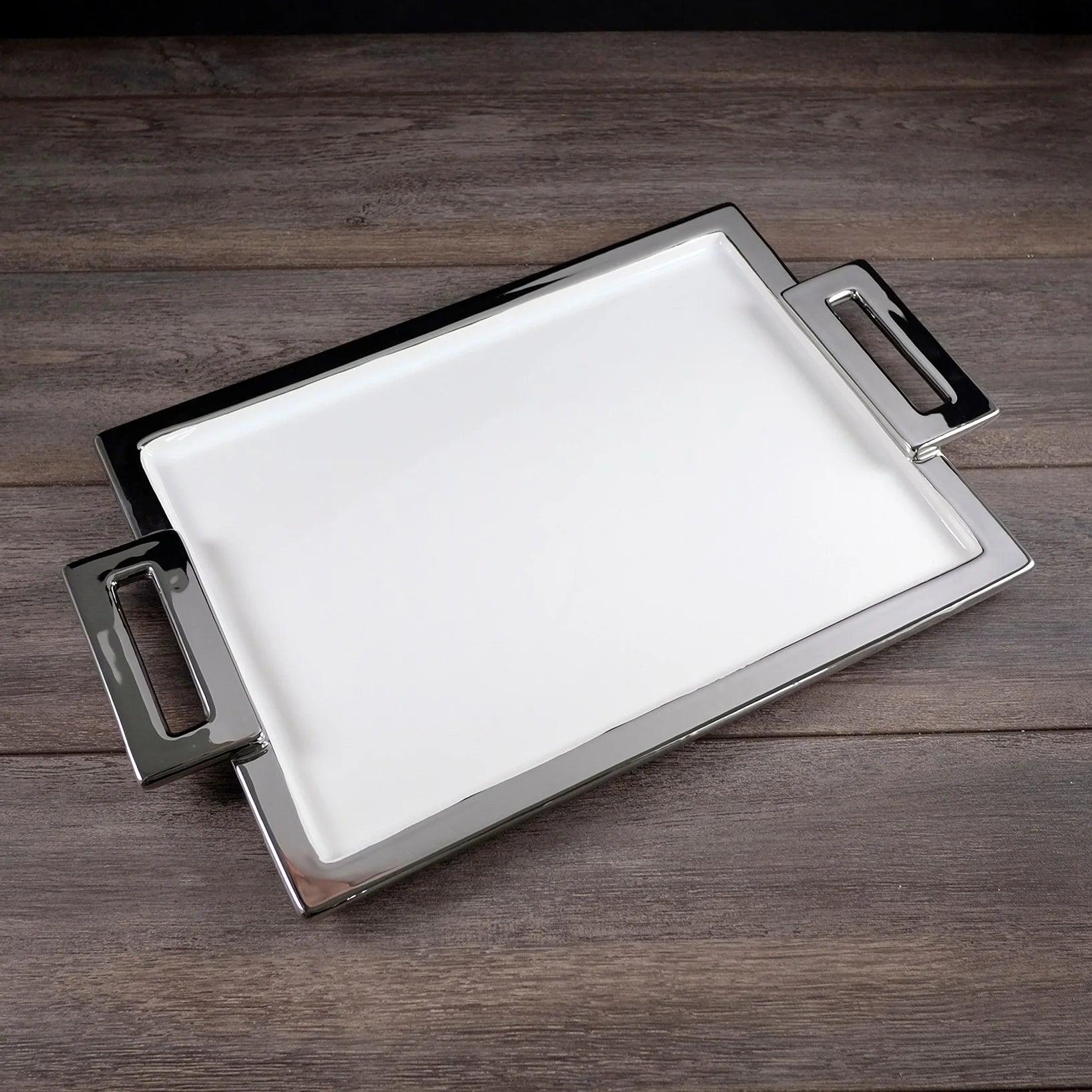 Luxury Ceramic Serving Tray - Northern Interiors