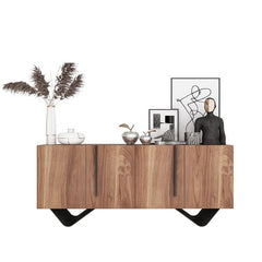 Nordic modern solid wood dining room sideboard Cabinet - Northern Interiors