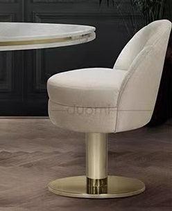 Orestes Luxury Marble Round Dining Table - Northern Interiors