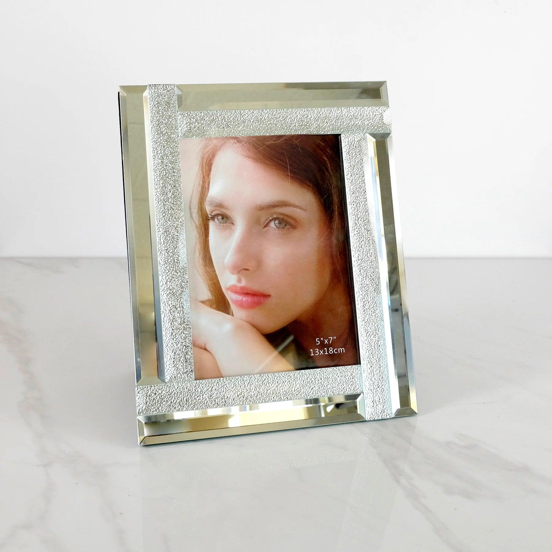 Silver Mirrored Picture Frame - Northern Interiors